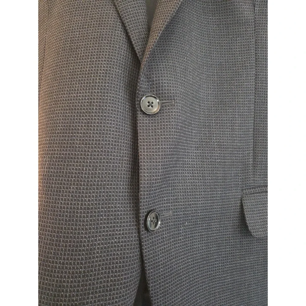 Peter Millar Charcoal Dark Gray  100% Wool Suit Coat Jacket Blazer Men's 42R